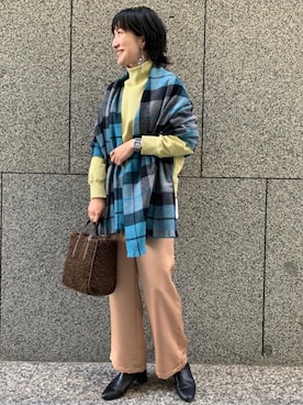 米島 香織さん（レディース・162cm）の秋コーディネート