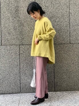 米島 香織さん（レディース・162cm）の秋コーディネート