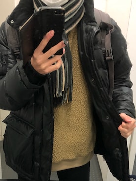 「High Sierra（ハイシエラ）のアイテム」を使った、まっちー☻さん（メンズ・168cm）の冬コーディネート