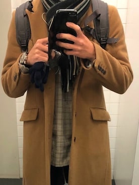 「High Sierra（ハイシエラ）のアイテム」を使った、まっちー☻さん（メンズ・167cm）の冬コーディネート