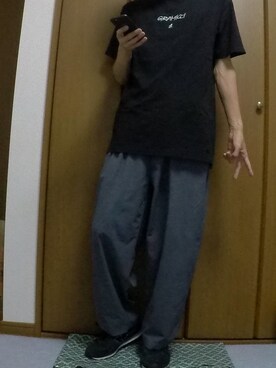 「KANGOL（カンゴール）のアイテム（レッグウェア）」を使った、まっちー☻さん（メンズ・168cm）の夏コーディネート