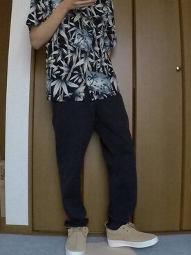 「SUVSOLE（サブソル）のアイテム」を使った、まっちー☻さん（メンズ・168cm）の夏コーディネート