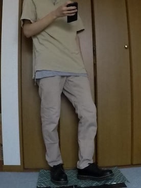 「KANGOL（カンゴール）のアイテム（レッグウェア）」を使った、まっちー☻さん（メンズ・168cm）の夏コーディネート