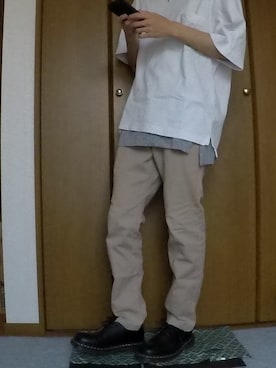 「KANGOL（カンゴール）のアイテム（レッグウェア）」を使った、まっちー☻さん（メンズ・168cm）の秋コーディネート