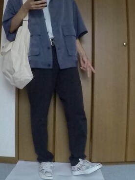「KANGOL（カンゴール）のアイテム（レッグウェア）」を使った、まっちー☻さん（メンズ・168cm）の秋コーディネート