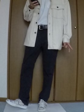 「KANGOL（カンゴール）のアイテム（レッグウェア）」を使った、まっちー☻さん（メンズ・168cm）の秋コーディネート