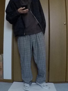 「KANGOL（カンゴール）のアイテム（レッグウェア）」を使った、まっちー☻さん（メンズ・168cm）の秋コーディネート