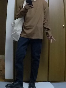 「KANGOL（カンゴール）のアイテム（レッグウェア）」を使った、まっちー☻さん（メンズ・168cm）の秋コーディネート