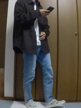 「KANGOL（カンゴール）のアイテム（レッグウェア）」を使った、まっちー☻さん（メンズ・168cm）の冬コーディネート