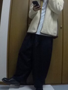 「KANGOL（カンゴール）のアイテム（レッグウェア）」を使った、まっちー☻さん（メンズ・168cm）の冬コーディネート