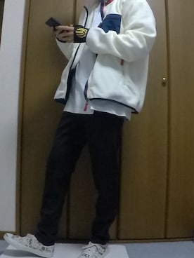「KANGOL（カンゴール）のアイテム（レッグウェア）」を使った、まっちー☻さん（メンズ・168cm）の冬コーディネート