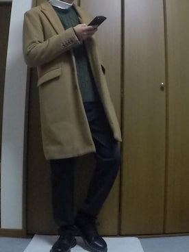 「KANGOL（カンゴール）のアイテム（レッグウェア）」を使った、まっちー☻さん（メンズ・168cm）の冬コーディネート