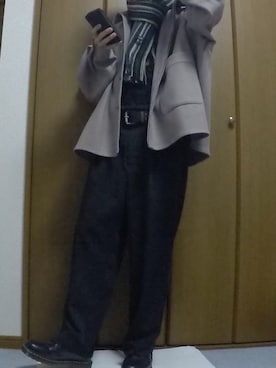 「KANGOL（カンゴール）のアイテム（レッグウェア）」を使った、まっちー☻さん（メンズ・168cm）の冬コーディネート