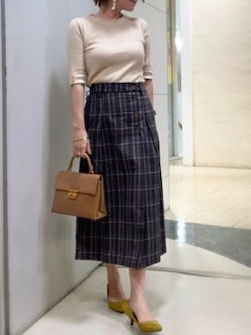 「vivianコーデ」｜「アイテム（パンプス）」を使った、VIVIAN COLLECTIONさん（レディース・160cm）の秋コーディネート