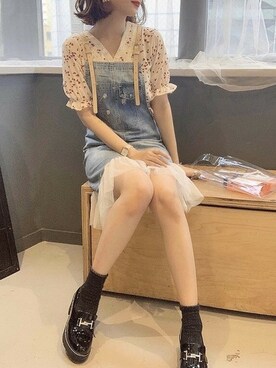 VIVIAN COLLECTIONさん（レディース・160cm）の春コーディネート