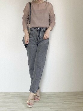 「ナローサンダル」｜VIVIAN COLLECTIONさん（レディース・160cm）の春コーディネート