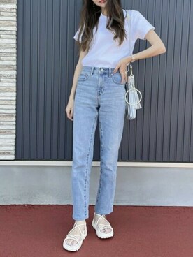 「ナローサンダル」｜VIVIAN COLLECTIONさん（レディース・160cm）の夏コーディネート