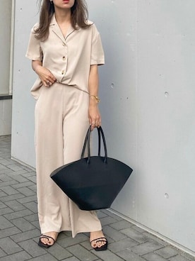 「ナローサンダル」｜VIVIAN COLLECTIONさん（レディース・160cm）の夏コーディネート