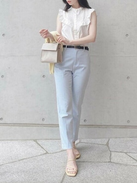 「ナローサンダル」｜VIVIAN COLLECTIONさん（レディース・160cm）の夏コーディネート
