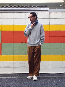 「SPELLBOUND（スペルバウンド）のアイテム」を使った、Domingo officeさん（メンズ・180cm）の春コーディネート