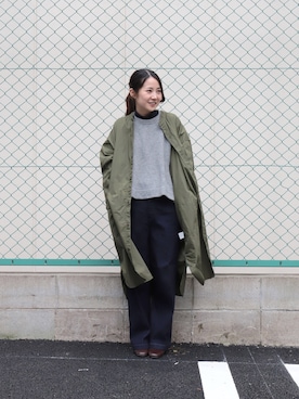 「SPELLBOUND（スペルバウンド）のアイテム」を使った、Domingo officeさん（レディース・157cm）の冬コーディネート