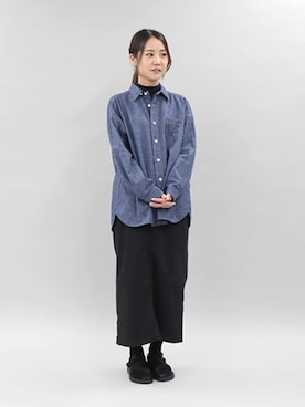 「D.M.G.（ドミンゴ）のアイテム」を使った、Domingo officeさん（レディース・157cm）の冬コーディネート