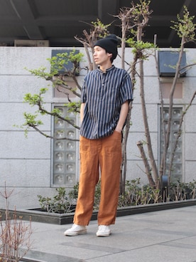 「OMNIGOD（オムニゴッド）のアイテム」を使った、Domingo officeさん（メンズ・176cm）の春コーディネート