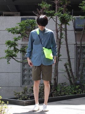 「SPELLBOUND（スペルバウンド）のアイテム（トップス）」を使った、Domingo officeさん（メンズ・176cm）の春コーディネート