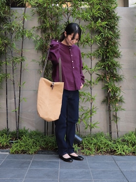 「CATWORTH（カットワース）のアイテム」を使った、Domingo officeさん（レディース・157cm）の夏コーディネート