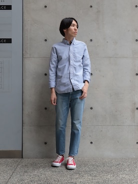 「SPELLBOUND（スペルバウンド）のアイテム」を使った、Domingo officeさん（メンズ・176cm）の夏コーディネート