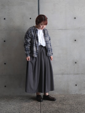 「DOMINGO（ドミンゴ）のアイテム」を使った、Domingo officeさん（レディース・154cm）の秋コーディネート