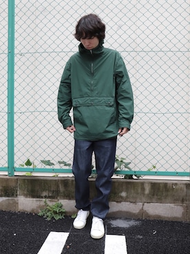 「OMNIGOD（オムニゴッド）のアイテム（ジャケット/アウター）」を使った、Domingo officeさん（メンズ・176cm）の冬コーディネート