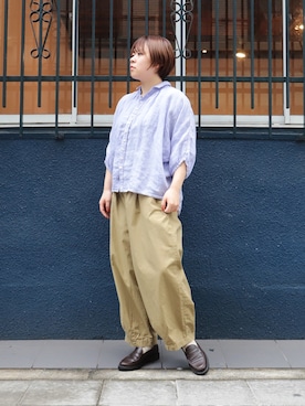 「Brocante（ブロカント）のアイテム」を使った、Domingo officeさん（レディース・154cm）の冬コーディネート