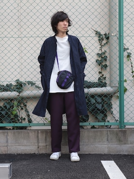 「SPELLBOUND（スペルバウンド）のアイテム（トップス）」を使った、Domingo officeさん（メンズ・176cm）の春コーディネート