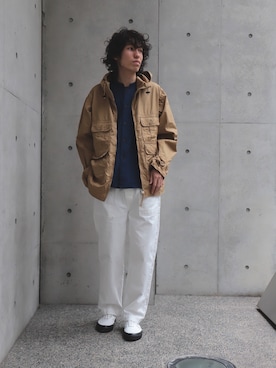 「OMNIGOD（オムニゴッド）のアイテム（ジャケット/アウター）」を使った、Domingo officeさん（メンズ・176cm）の春コーディネート