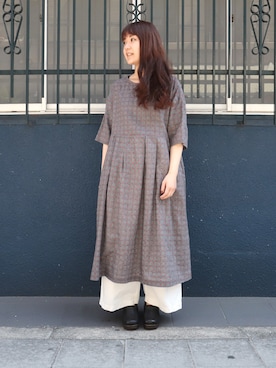 「レトロワンピース」｜Domingo officeさん（レディース・158cm）の春コーディネート