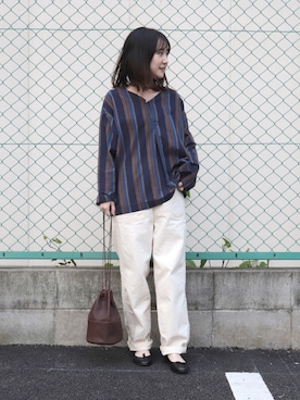 「CATWORTH（カットワース）のアイテム」を使った、Domingo officeさん（レディース・157cm）の春コーディネート