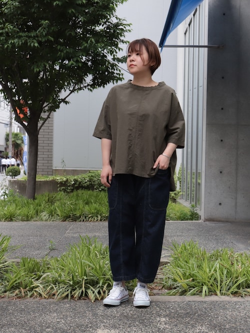 Brocante / ブロカント] トラヴァーユカーゴパンツ（デニム