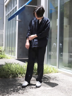 「ASAHI（アサヒ）のアイテム」を使った、Domingo officeさん（メンズ・165cm）の夏コーディネート