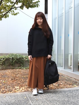 「D.M.G.（ドミンゴ）のアイテム」を使った、Domingo officeさん（レディース・158cm）の冬コーディネート