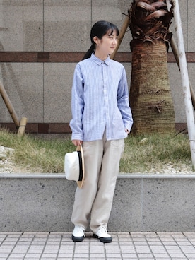 「ASAHI（アサヒ）のアイテム」を使った、Domingo officeさん（レディース・158cm）の春コーディネート