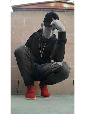 「ALDO（アルド）のアイテム（シューズ）」を使った、Shadez Marcé ☑️さん（メンズ・180cm）の秋コーディネート