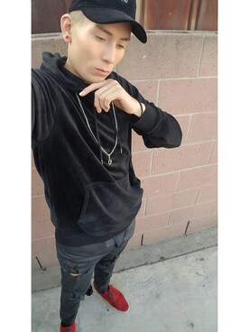 「ALDO（アルド）のアイテム（シューズ）」を使った、Shadez Marcé ☑️さん（メンズ・180cm）の秋コーディネート