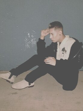 「ALDO（アルド）のアイテム（シューズ）」を使った、Shadez Marcé ☑️さん（メンズ・180cm）の冬コーディネート