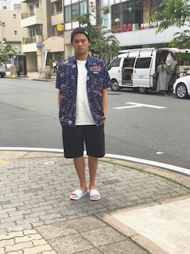 Asai.Hirotoさん（メンズ・177cm）の夏コーディネート