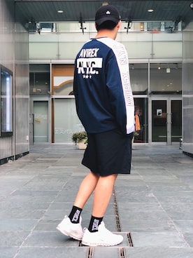 「NYC」｜Asai.Hirotoさん（メンズ・177cm）の夏コーディネート
