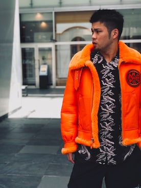 「ボンバージャケット」｜Asai.Hirotoさん（メンズ・177cm）の夏コーディネート