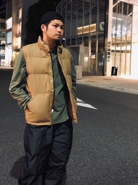 「Crescent Down Works」｜Asai.Hirotoさん（メンズ・177cm）の冬コーディネート
