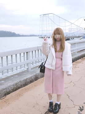 n ♡さん（レディース・157cm）の冬コーディネート