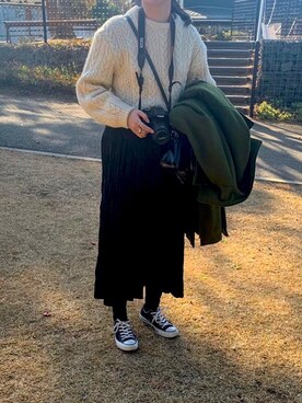 「FADGE」｜アベさん（レディース・166cm）の秋コーディネート